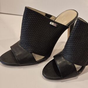 Calvin Klein Black Women's Heeled Mules
